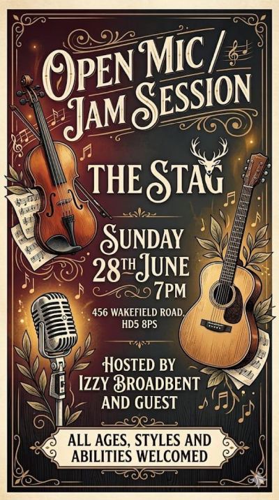 open mic night at the stag